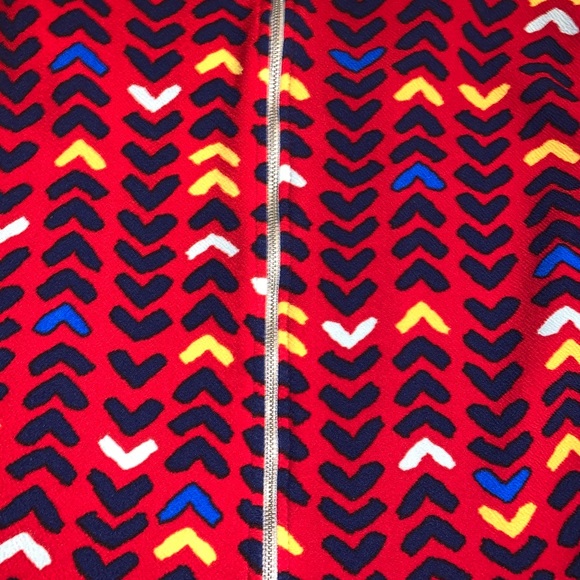 WOMEN'S LULAROE RED NAVY BLUE Dress / Size S - Picture 5 of 5